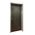 ul listed 20min fire rated fireproof single leaf swing wooden panel door for entrance